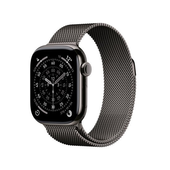 Apple Watch Series 11 OLED 42 mm Numérique 374 x 446 pixels Écran tactile 5G Titane Wifi GPS (satellite) Apple Watch Series 11 OLED 42 mm Numérique 374 x 446 pixels Écran tactile 5G Titane Wifi GPS (satellite)