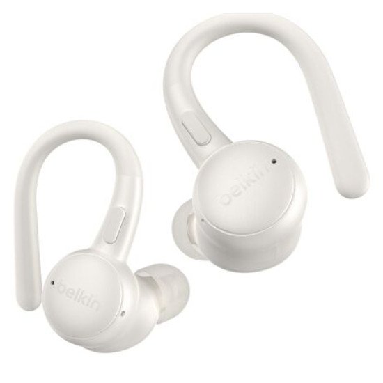 Belkin SoundForm ActiveFit Casque Avec fil &sans fil Crochets auriculaires Appels/Musique USB Type-C Bluetooth Blanc