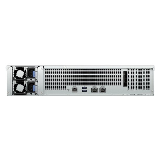 Synology RackStation RS4826XS+ serveur de stockage NAS Rack (2 U) Intel® Xeon® D-1739 16 Go DDR4 Noir, Argent