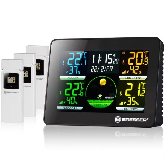 Bresser Optics 7000023 station météo numérique Noir LCD Batterie DC Bresser Optics 7000023 station météo numérique Noir LCD Batterie DC
