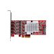 StarTech.com Carte PCIe USB-C 4 Ports, USB 3.2 10 Gbit/s, Carte d'Extension PCI Express USB-C, 4 Contrôleurs USB Indépendants, Carte PCIe USB Type-C, Windows/Linux/macOS, Conforme TAA StarTech.com Carte PCIe USB-C 4 Ports, USB 3.2 10 Gbit/s, Carte d'Extension PCI Express USB-C, 4 Contrôleurs USB Indépendants, Carte PCIe USB Type-C, Windows/Linux/macOS, Conforme TAA