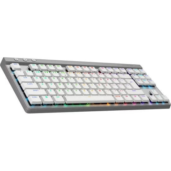 Logitech G G515 clavier Jouer RF sans fil + Bluetooth QWERTY US International Blanc Logitech G G515 clavier Jouer RF sans fil + Bluetooth QWERTY US International Blanc