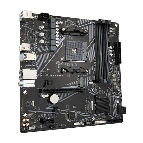 Gigabyte B550M K 1.0 carte mère AMD B550 Emplacement AM4 micro ATX