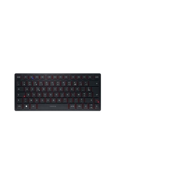 CHERRY KW 9200 MINI clavier RF sans fil + Bluetooth AZERTY Français Noir