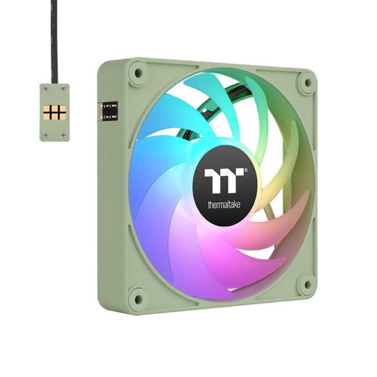 Thermaltake CL-F196-PL12MG-A système de refroidissement d'ordinateur Boitier PC Ventilateur 12 cm Vert 3 pièce(s) Thermaltake CL-F196-PL12MG-A système de refroidissement d'ordinateur Boitier PC Ventilateur 12 cm Vert 3 pièce(s)