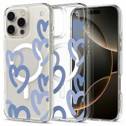 Spigen Ultra Hybrid (MagFit) coque de protection pour téléphones portables 16 cm (6.3") Housse Bleu, Transparent