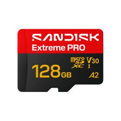 SanDisk Extreme PRO microSD UHS-I 128 Go MicroSDHC