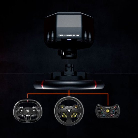 Thrustmaster T598-P Noir, Rouge USB Volant + pédales Analogique/Numérique PC, PlayStation 4, PlayStation 5