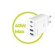 Mobile Origin MO-40WCH-PW22 chargeur d'appareils mobiles Universel Blanc Secteur Charge rapide Intérieure