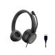 Conceptronic POLONA05B casque Avec fil Arceau Appels/Musique USB Type-A Noir