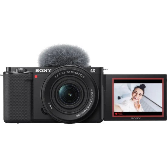Sony ZV-E10 + E PZ 16-50mm F3.5-5.6 OSS II MILC 24,2 MP CMOS 6000 x 4000 pixels Noir