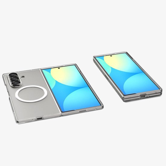 Spigen Air Skin (MagFit) coque de protection pour téléphones portables 20,3 cm (8") Housse Transparent, Blanc