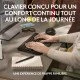 Logitech Wave Keys clavier ergonomique sans fil avec repose-poignets rembourré Logitech Wave Keys clavier ergonomique sans fil avec repose-poignets rembourré