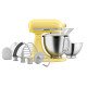 KitchenAid 5KSM195PSEBT mixeur Robot mixer 300 W Acier inoxydable, Jaune