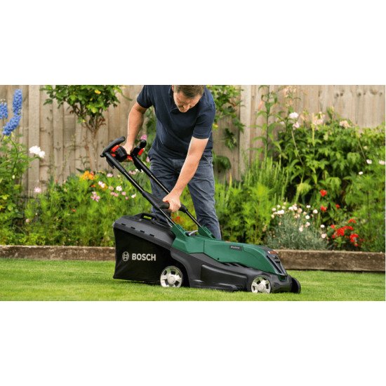 Bosch AdvancedRotak Marcher derrière un tracteur tondeuse Batterie Vert