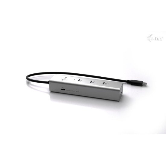 i-tec Metal USB-C Charging HUB 5port with USB-C video 8K + Power Delivery 85W