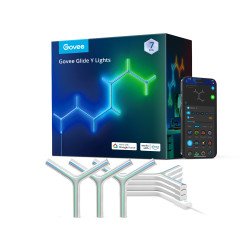 Govee Glide RGBIC Y Lights Éclairage mural intelligent Wi-Fi/Bluetooth 72 W