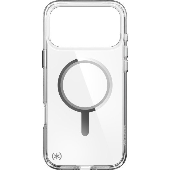 Speck Presidio Perfect Clear + MS Apple iPhone 17 Pro Max Clear - with Microban coque de protection pour téléphones portables 17,5 cm (6.9") Housse Transparent