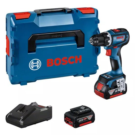 Bosch GSR 18V-90 C 2100 tr/min 1,1 kg Noir, Bleu