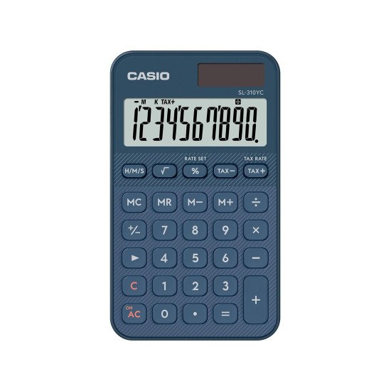Casio SL-310YC calculatrice Poche Calculatrice basique Marine