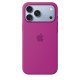 Apple Coque en silicone avec MagSafe pour iPhone 18 Pro Max - Magenta