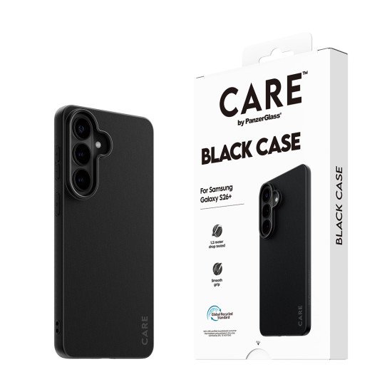 PanzerGlass CARE™ by ® TPU Case Black Samsung Galaxy S26+ coque de protection pour téléphones portables Housse Noir