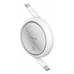 Baseus Free2Pull câble USB 1 m USB C Blanc Baseus Free2Pull câble USB 1 m USB C Blanc