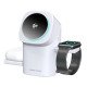 Mobile Origin WCHS-PW11-WHT chargeur d'appareils mobiles Smartphone, Smartwatch, Casques Blanc USB Recharge sans fil Charge rapide Intérieure
