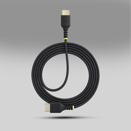 StarTech.com Câble HDMI 2.1 Ultra Haute Vitesse Certifié slim 50 cm (1,6 pi), 8K 60 Hz / 4K 120 Hz, avec HDR10+ / eARC, 48 Gbps, Cordon HDMI 8K Flexible