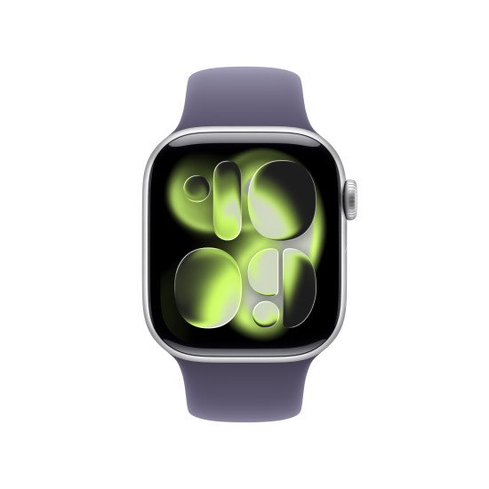 Apple Watch Series 11 OLED 42 mm Numérique 374 x 446 pixels Écran tactile Argent Wifi GPS (satellite)