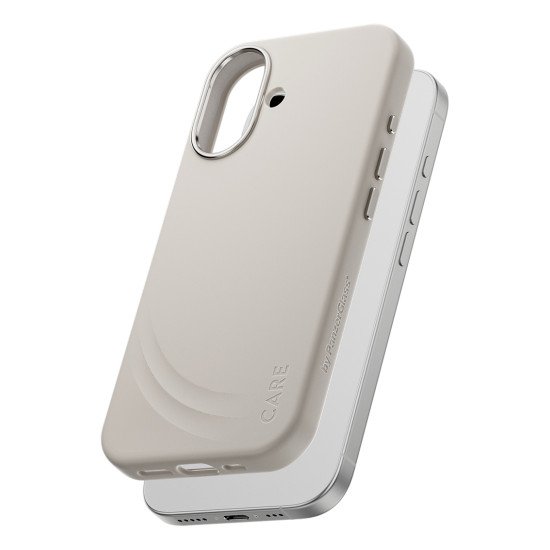 PanzerGlass CARE by ® FLOW Case Vanilla w. MagSafe iPhone 17 coque de protection pour téléphones portables 16 cm (6.3") Housse Beige