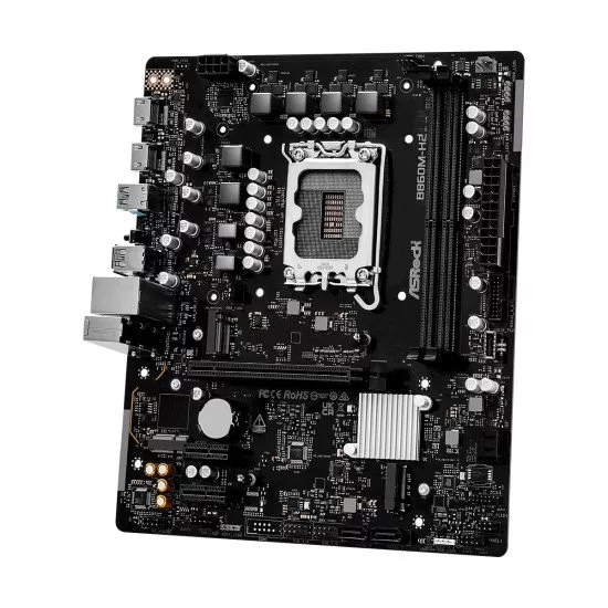 Asrock B860M-H2 Intel B860 LGA 1851 (Socket V1) micro ATX Asrock B860M-H2 Intel B860 LGA 1851 (Socket V1) micro ATX