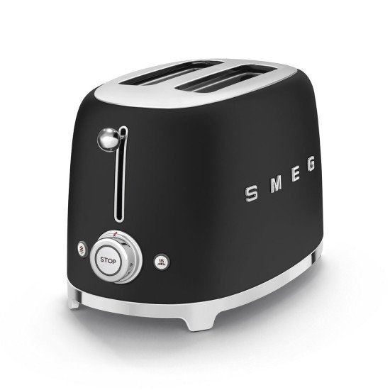 Smeg TSF01BLMEU grille-pain 6 2 part(s) 950 W Noir, Acier inoxydable Smeg TSF01BLMEU grille-pain 6 2 part(s) 950 W Noir, Acier inoxydable