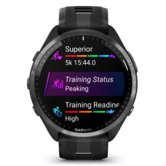 Garmin Forerunner 965 3,56 cm (1.4") AMOLED 47 mm Noir GPS (satellite) Garmin Forerunner 965 3,56 cm (1.4") AMOLED 47 mm Noir GPS (satellite)
