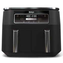 Ninja AF200EU friteuse Double 7,6 L Autonome 2400 W Friteuse d'air chaud Noir Ninja AF200EU friteuse Double 7,6 L Autonome 2400 W Friteuse d'air chaud Noir