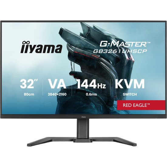 iiyama G-MASTER GB3261UHSCP-B1 écran PC 80 cm (31.5") 3840 x 2160 pixels 4K Ultra HD LED Noir