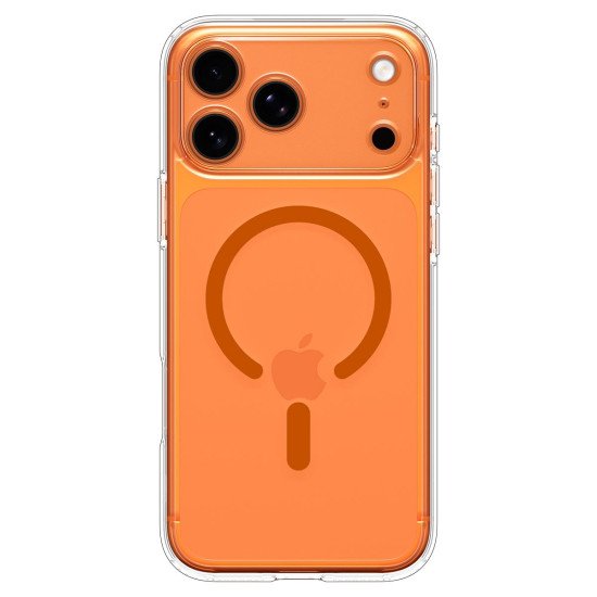 Spigen Ultra Hybrid (MagFit) coque de protection pour téléphones portables 17,5 cm (6.9") Housse Orange, Transparent
