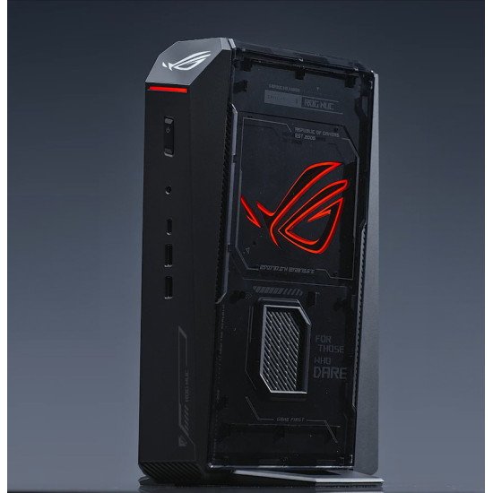 ASUS ROG NUC RNUC15JNK9X28AA2 Intel Core Ultra 9 32 Go DDR5-SDRAM 2 To SSD NVIDIA GeForce RTX 5080 Windows 11 Home USFF Mini PC Noir ASUS ROG NUC RNUC15JNK9X28AA2 Intel Core Ultra 9 32 Go DDR5-SDRAM 2 To SSD NVIDIA GeForce RTX 5080 Windows 11 Home USFF Mini PC Noir
