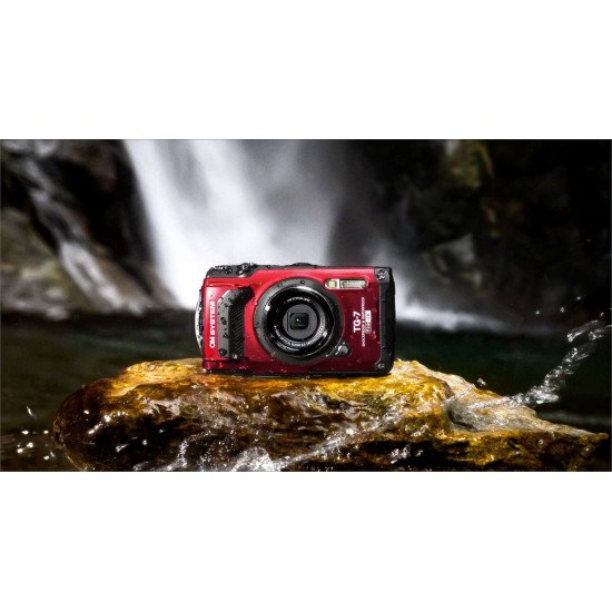 OM Digital Solutions Tough TG-7 1/2.33" Appareil-photo compact 12,7 MP CMOS 4000 x 3000 pixels Rouge