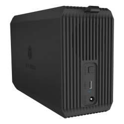 ICY BOX IB-RD3720-CU3 Boîtier disque dur/SSD Noir 2.5/3.5"