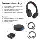 HP Poly Micro-casque Focus 625 + socle de charge sans fil