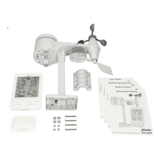 Alecto WS-4800 station météo numérique Blanc LCD Batterie