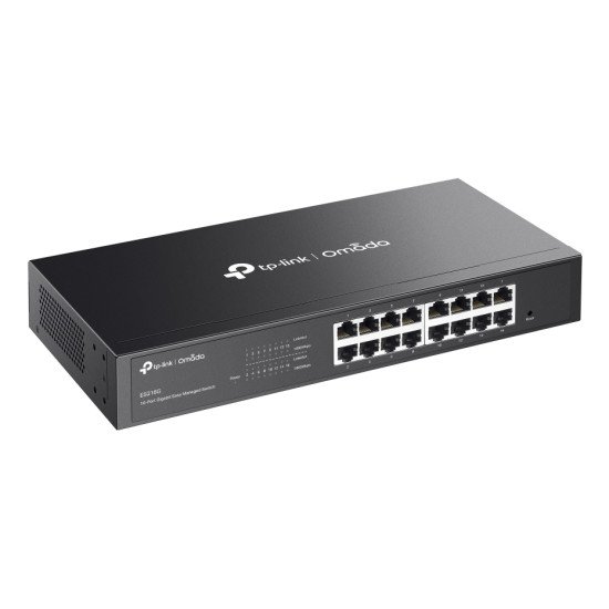 TP-Link Omada ES216G commutateur réseau Géré L2 Gigabit Ethernet (10/100/1000) Noir