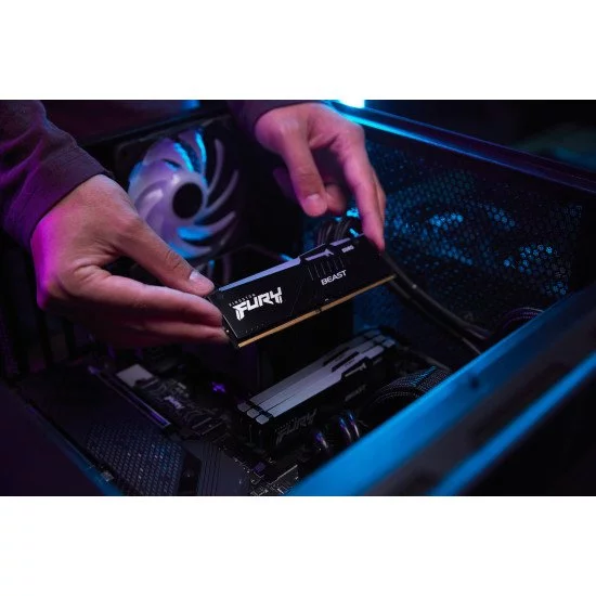 Kingston Technology FURY Beast 32 Go 5600 MT/s DDR5 CL36 DIMM (Kits de 2) RGB Kingston Technology FURY Beast 32 Go 5600 MT/s DDR5 CL36 DIMM (Kits de 2) RGB