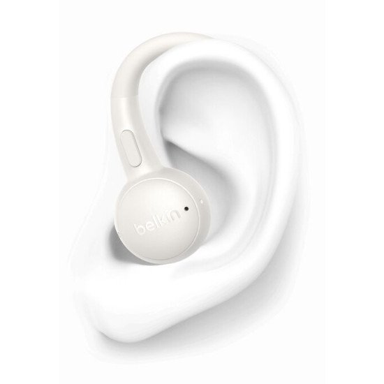 Belkin SoundForm ActiveFit Casque Avec fil &sans fil Crochets auriculaires Appels/Musique USB Type-C Bluetooth Blanc