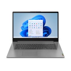 Lenovo IdeaPad 3 17ABA7 AMD Ryzen™ 5 5625U Ordinateur portable 43,9 cm (17.3") Full HD 8 Go DDR4-SDRAM 512 Go SSD Wi-Fi 6 (802.11ax) Allemand Gris