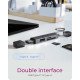 ICY BOX Lecteur de cartes 3 en 1 via l'interface USB Type-A & USB Type-C