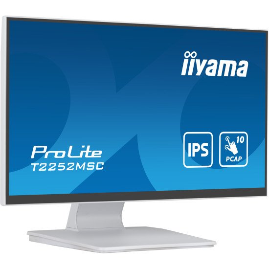 iiyama ProLite écran PC 54,6 cm (21.5") 1920 x 1080 pixels Full HD LCD Écran tactile Table Blanc