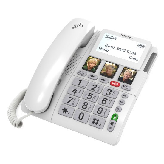 Beafon ML10 LTE Téléphone analogique Identification de l'appelant Blanc Beafon ML10 LTE Téléphone analogique Identification de l'appelant Blanc