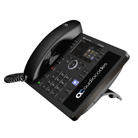 AudioCodes C435HD téléphone fixe Noir LCD
